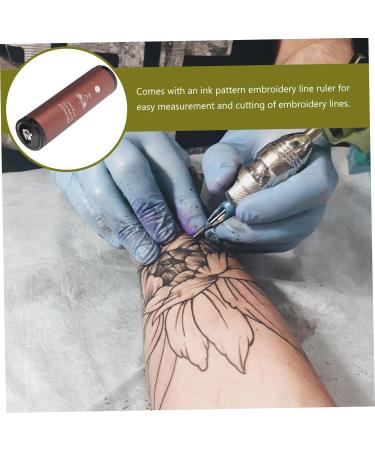 Healvian 2 Boxes Ink Brow Mapping Tool Eyebrow Threading Thread Eyebrow Line Aluminum Alloy 9.00X2.40X2.40CMx2pcs Brownx2pcs - Buy Online on GoSupps.com