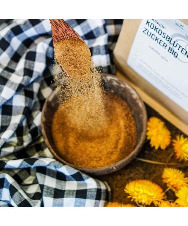 Wacker Organic Coconut Blossom Sugar 500g - Naturally Sweet Unrefined Sugar with Caramel Flavor for Baking & Cooking - Buy Online on GoSupps.com