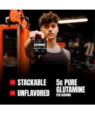 PROSUPPS Glutamine Powder for Men & Women - 5000mg L-Glutamine Workout Supplement for Muscle Recovery Immune Support & Gut Health - Zero Sugar & Carbs Gluten-Free - Unflavored 60 Serving - Buy Online on GoSupps.com