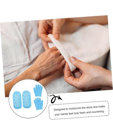  BIUDECO Moisture Gel Socks Crutch Grip Covers Gel Heel Sleeves Spa Socks For Women Socks For Cracked Skin Moisturizing For Women - Buy Online on GoSupps.com