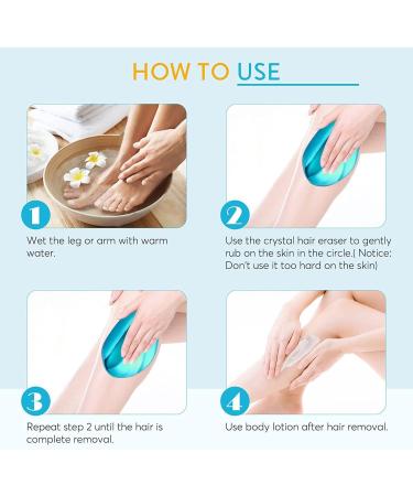 Nano Hair Remover - Painless Crystal Hair Removal Device for Men & Women | Hoelg Epilator Tool - International Shipping Available - Buy Online on GoSupps.com