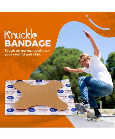 Flex Fabric Knuckle Bandages - 50 Count Box for Finger Care and Wound Protection - Buy Online on GoSupps.com