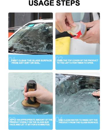 Automotive Snow Removal Hydrophobic Nano Coating Car Snow and Defrost Hydrophobic Agent Auto Windshield Rainproof Agent Anti-Fog Agent 3 Pcs - Buy Online on GoSupps.com