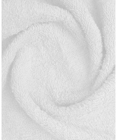 24 Pack SIMPLY LOFTY Salon Towels 16x26 Inch - 100% Ring Spun Cotton Hand Towels for Spa, Gym, Beauty Salon, and Home Hair Care - Highly Absorbent (White) - Buy Online on GoSupps.com