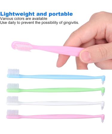 ZJchao Toothbrush Set - 4pcs Double Ended Interspace Brushes for Braces & Detail Cleaning - Soft Manual Toothbrush for Teeth Care - Buy Online on GoSupps.com