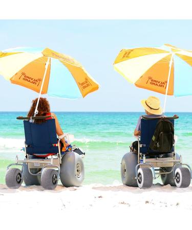 Bonnlo Beach Wheels 9 Replacement Balloon Sand Tires - 2 Pack for Kayak Dolly, Canoe Trolley, Beach Cart, Wagon, Garden Cart, Fishing Cart - 0.86 Diameter Axle Wheels - Buy Online on GoSupps.com