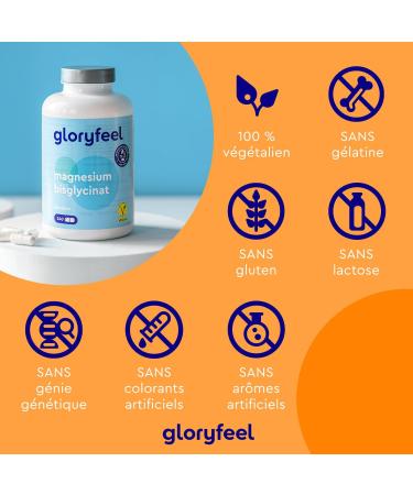 Magnesium Bisglycinate 240 Capsules High Content 300 mg/d Fights Fatigue and Stress Supports Muscles High Absorption and Bioactive 100% Vegan and No Additives - Buy Online on GoSupps.com