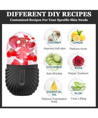 Joyeee Ice Face Roller Ice Roller for Face and Eyes Facial Ice Roller Skin Care Tools for Brighten Lubricate Shrink Pores Remove Fine Lines Black Ice Roller#086 - Buy Online on GoSupps.com