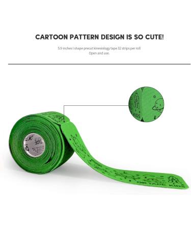 OK TAPE Kinesiology Tape Precut - Kids I Shape for Kid&Teenage  5.9 Inches 32 Strips  Green & Orange / XTreme Y Shape for Football Swimming  Basketball Tennis Gym Workout All Intense Exercise Sports 10 Inches 20 Strips  Black  1 roll - Buy Online on GoSupps.com
