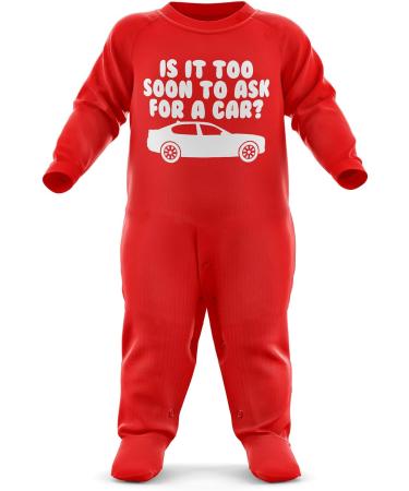 Car Baby Romper - Funny Christmas Birthday Babygrow Suit - Newborn 3-6 Months Navy - Buy Online on GoSupps.com