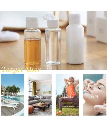 TSA Approved 2oz Travel Bottles - 30 Leak Proof Squeeze Bottles with Flip Cap - Buy Online on GoSupps.com
