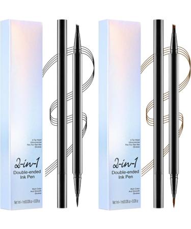  G n rique Eyebrow Pen Pencil Waterproof 2-In-1 Long-Lasting Contouring 0.5 ml Precise 4-Tip Design Smooth Application Perfect for Daily Travel Work Business 1 Piece - Buy Online on GoSupps.com