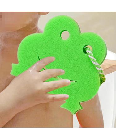 Decorhome Body Sponge for Shower | Animal Shape Deep Cleansing Scrubber | Bathing Sponge Cartoon Scrubber for Body Wash Cleaning Bathing Accessories Frog - Buy Online on GoSupps.com