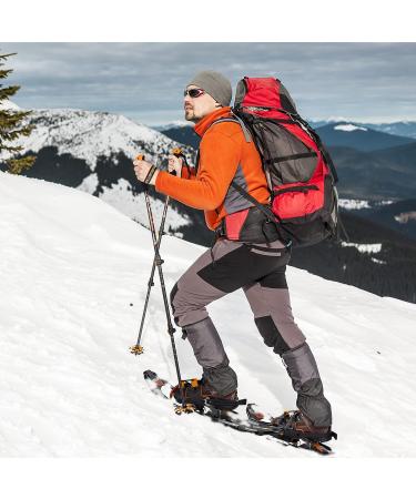 G2 25 Inches Light Weight Snowshoes Set with Trekking Poles and Carrying Bag - Orange, 200lb Capacity - Buy Online on GoSupps.com