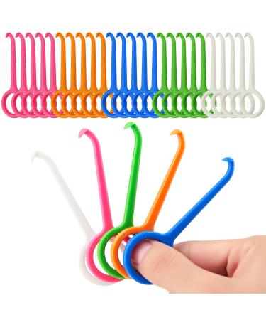 DLENP 25PCS Aligner Remover Tool 5 Colors Clear Aligner Removal Tool for Invisalign Removable Retainers Aligners Braces Removal Kit