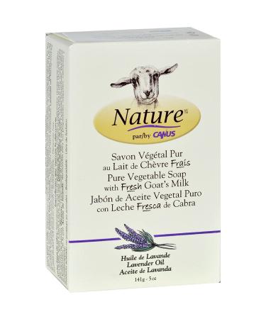 Nature By Canus Bar Soap - Goats Milk - Lavender Oil - 5 Oz