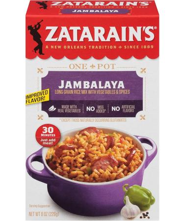 Zatarain's New Orleans Style Mixes, Jambalaya, 8 oz (Pack of 4)