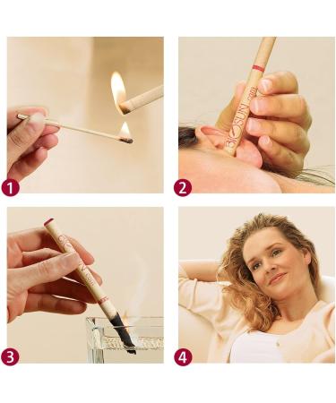 6 Pieces BIOSUN Ear Candles w/ Security-Filter, Honey Sage & Camomile Scent - 3 Pairs - Buy Online on GoSupps.com