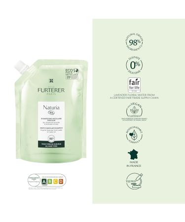 Ren Furterer - NATURIA - Gentle Micellar Shampoo - Certified Organic Ultra-gentle Shampoo - All Hair Types- 400ml - Buy Online on GoSupps.com
