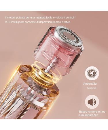 Electric Shaver for Women Double Head without Cable Waterproof for Intimate Areas Leg Removal Body Sensitive Skin Daily Shaving Bikini Pink - Buy Online on GoSupps.com