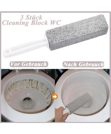 luckaide Cleaning Block Toilet Pack of 3 Pumice Stone Toilet Cleaner Pumice Stone Pumice Stone Pumice Stone Foot Care Toilet Cleaner for Handle Toilet Kitchen Shower Bathroom Sink - Buy Online on GoSupps.com