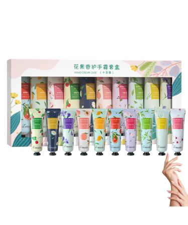 Hand Cream Gift Set, 10PCS Scented Hand Creams, Hand Repair Cream, Moisturizing Hand and Foot Cream, Travel Hand Lotion, Gift Women