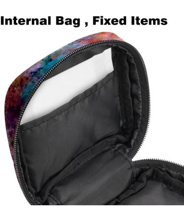 Javenproeqt Portable Women's Binding Bags | Menstrual Cup Pocket & Pads | Galaxy Print for Teens - Buy Online on GoSupps.com