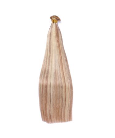 Keratin Bonding 100% Remy Real Hair Extensions - #12/613 U-Tip - 50 Strands (70 cm 1g) - Novon Hair Extensions - Buy Online on GoSupps.com