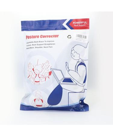 Adjustable High-Up Correction Back Support for Men & Women - Pain Relief for Neck Shoulders & Upper Back - Rose Red - Buy Online on GoSupps.com