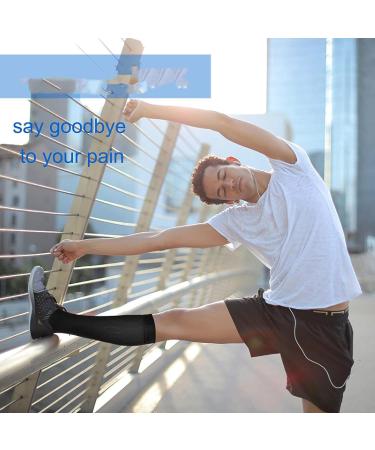 Stocking Knee Compression Stockings for Men & Women | Best Circulatory Support Socks for Running Hiking & Pregnancy | Size S-M EUR 35-38 - Buy Online on GoSupps.com