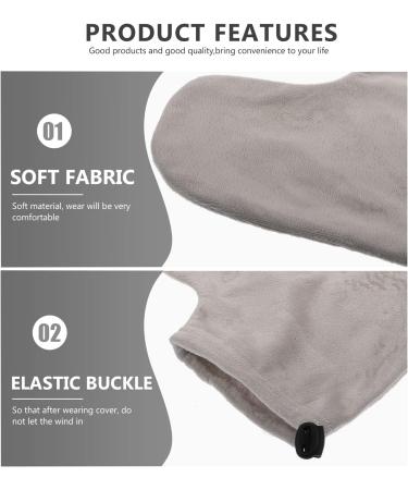 FOMIYES 5 Pairs Wax Therapy Warm Foot Cover Mittens Faux Buns Medicated Socks Products Covers for Feet Treatment Refills Pedicure Spa Feet Paraffin Heated Foot Booties Wax Gloves Gel Plush - Buy Online on GoSupps.com