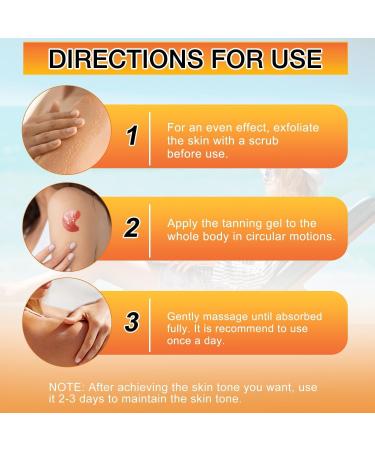 XINGXIUU Intense Tanning Gel Natural Tanning Accelerator Tanning Gel Tanning Cream - Buy Online on GoSupps.com