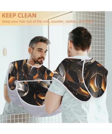 Beard Bib Apron for Men | Beard Hair Catcher with Suction Cups | Perfect Father's Day & Anniversary Gift - Buy Online on GoSupps.com