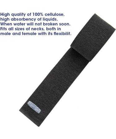 5 Rolls Barber Neck Strips Disposable Strentchy Paper Neck Bands Wrap Barber Accessories for Salon Black - Buy Online on GoSupps.com