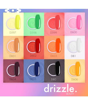 Nail Dip Powder 12 Colors Set - Dipping Nail Kit Refill Set | Red White Black Series for Nails - Buy Online on GoSupps.com