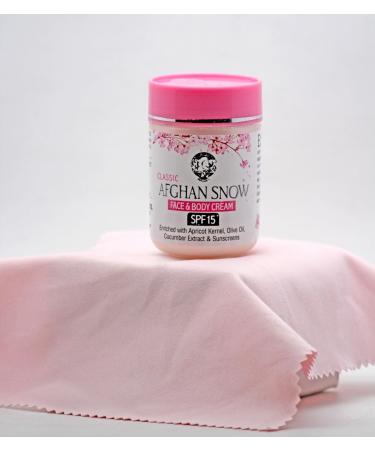 Buy Afghan Snow Skin Cream - 100g SPF 15 | Free Classic Afghan Snow Cream | International Shipping Available - Buy Online on GoSupps.com