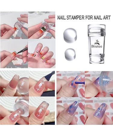 Nail Stamping Kit with 5 Flower Pattern Plates - Stamping Nail Polish for Gel Nails - Buy Online on GoSupps.com