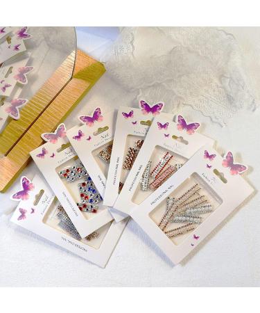 Luxury 3D Nail Letters Ribbon Tape with Rhinestones | DIY Nail Art Tools & Decorations - International Shipping Available - Buy Online on GoSupps.com