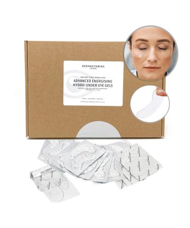 Dermavitamins Advanced Energising Hydro Under Eye Gel Patches - for Dry Tired Under Eyes (20 Pack) 20 Pair (Pack of 1)