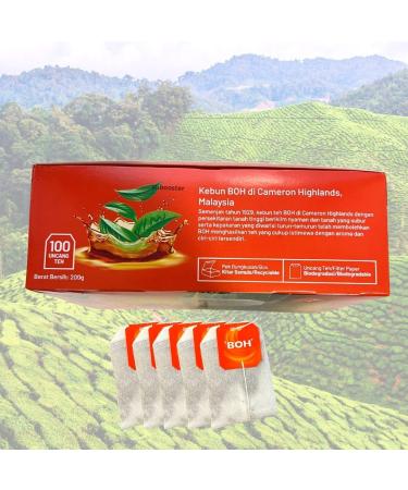 alibooster BOH Malaysian Black Tea 100 Bags of 2g Pure Tea in Infusion Rich and Robust Taste Without Artificial Flavors - Buy Online on GoSupps.com