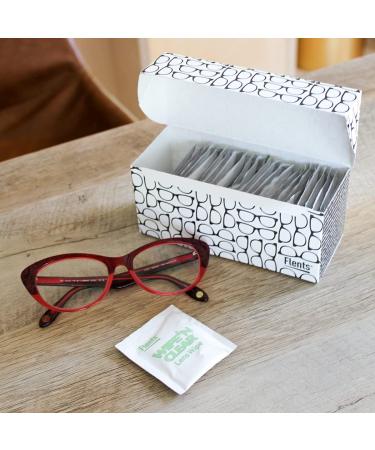 Flents Wipe N Clear Lens Wipes - 25 Count Streak-Free & Anti-Fog Cleaning Cloths for Glasses Sunglasses & Camera Lenses - Portable Individually Wrapped Assorted Patterns - Buy Online on GoSupps.com