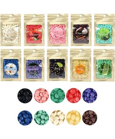 Hair Removal Wax Beads Natural Soft Hot Hard Bean Facial Body Hair Depilatory Tea Tree wax beans - Buy Online on GoSupps.com