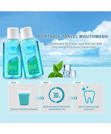 Mouthwash Travel Size Portable Original Mint Mini Mouthwash Bulk 35ml/1.2oz (24Pack Mint) Mint 28.8 Fl Oz (Pack of 1) - Buy Online on GoSupps.com