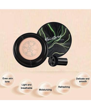 Mushroom Head Air Cushion CC Cream Foundation Cover Concealer Nude Makeup Moisturizing Brightening Pigment Liquid Foundation (1 Pack) - Buy Online on GoSupps.com