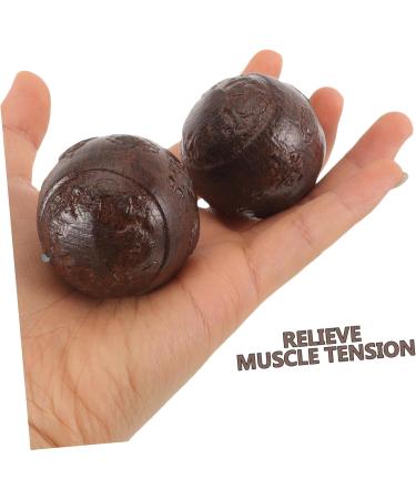 Ultechnovo Health Balls - Outdoor Wooden Boccia Massage Device | Solid Adlerholz Training Ball - Walnut Sports Health Decor - Buy Online on GoSupps.com