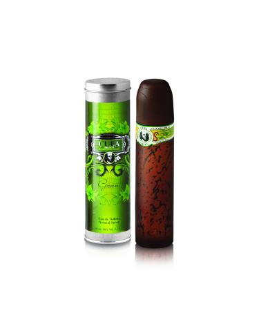 Cuba Green 3.3 oz Eau De Toilette Spray | Fragrance for Men