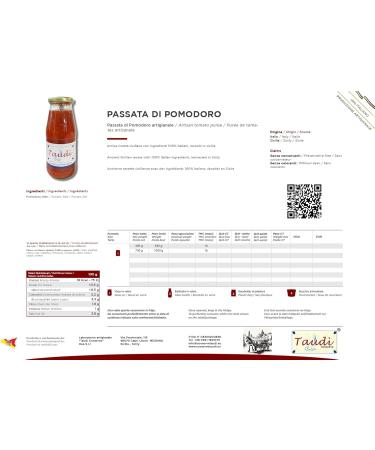  Taud 400-gram jar of artisanal Sicilian tomato preserves - Taud Conserve - Buy Online on GoSupps.com
