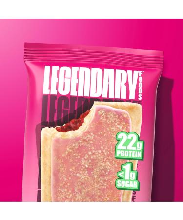 Legendary Foods 22g Protein Pastry 0g Added Sugar Low Carb Gluten Conscious Keto Snack Ideal for Glucose Management Includes Whey Protein Isolate 8 Pack Cherry Crumble Frosted Cherry Crumble - Buy Online on GoSupps.com