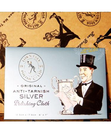 Buy Town Talk Original Anti-Tarnish Silver Polishing Cleaning Cloth | 125mm x 175mm | International Shipping Available - Buy Online on GoSupps.com