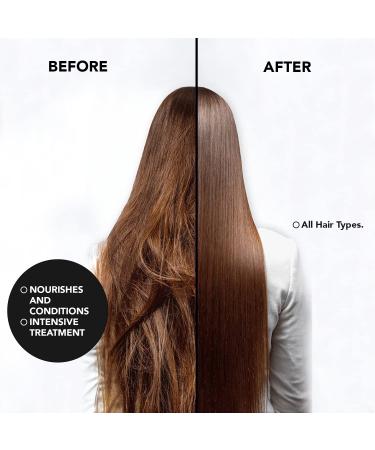 Simon & Tom Moroccan Argan Oil Hair Treatment | Vegan Anti-Frizz Serum | 100ml Cold-Pressed Organic Hair Oil for Curly & Smooth Hair | Paraben-Free - Made in Spain - Buy Online on GoSupps.com